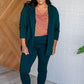 Magic 3/4 Blazer in Hunter Green