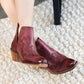 Kickin' Booties in Burgundy