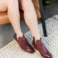 Kickin' Booties in Burgundy