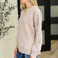 Safe and Secure Mineral Wash Pullover in Ash Mocha