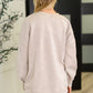 Safe and Secure Mineral Wash Pullover in Ash Mocha