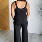 Shavasana Everyday Wide Leg Jumpsuit in Black