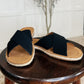 Shore Thing Slip on Sandals in Prism Black