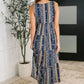 Sierra Spirit Gathered Tiered Dress in Navy