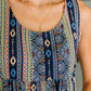 Sierra Spirit Gathered Tiered Dress in Navy