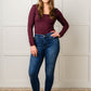Skylar Mid Rise Thermal Vintage Skinny Jean