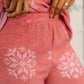 Snowflake Sniffles Pajama Set in Red