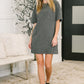 So Thoughtful That Way Textured T-Shirt Dress