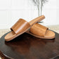 Sole Mate Slip on Sandals in Tan