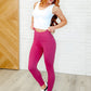Squat Squad High Waisted Leggings in Raspberry
