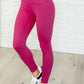 Squat Squad High Waisted Leggings in Raspberry