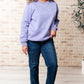 Stay Delulu Scuba Sweatshirt Periwinkle