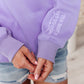 Stay Delulu Scuba Sweatshirt Periwinkle