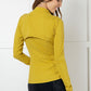 Staying Swift Activewear Jacket in Yellow Pear