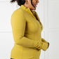 Staying Swift Activewear Jacket in Yellow Pear