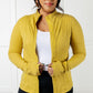 Staying Swift Activewear Jacket in Yellow Pear