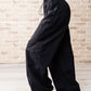 Step Up Joggers in Black