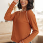 Stitch In Time Waffle Knit Top