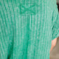 Sunday's Bestie Mineral Wash Top in Kelly Green