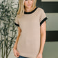Sure Seems Sweet Contrast Trim Sleeveless Sweater