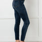 Tessa High Rise Control Top Step Hem Skinny Jeans