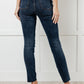 Tessa High Rise Control Top Step Hem Skinny Jeans