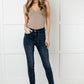 Tessa High Rise Control Top Step Hem Skinny Jeans