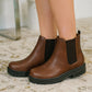 That's Just What They'll Do Paden Chelsea Boots in Brown