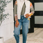 That's What I'm Talkin' About Puffer Vest in Sand Beige