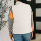 That's What I'm Talkin' About Puffer Vest in Sand Beige