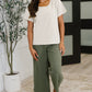 Thyme Boxy Tee in Cream