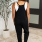 Totally Me Spaghetti Strap Jumpsuit in Black