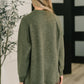 Urban Flux Scooped Hi-Low Long Pullover in Olive