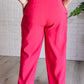 Vigilante Stuff Pleated Trousers in Hot Pink