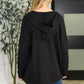 Warm Intentions Henley Pullover in Black