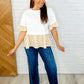 Welcome Me Home Gingham Print Top