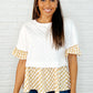 Welcome Me Home Gingham Print Top