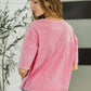 Who's That Girl Crochet Pocket T-Shirt