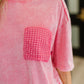 Who's That Girl Crochet Pocket T-Shirt