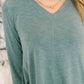 Wind off the Sea V-Neck Relaxed Top