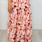 Words Fail Me Watercolor Print Maxi Skirt