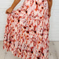Words Fail Me Watercolor Print Maxi Skirt