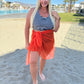 Wrapped In Summer Versatile Swim Cover in Orange