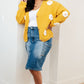 Always Be There Cargo Denim Skirt