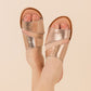Spirited Sandals in Rose Gold