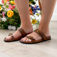 Tess Sandal in Tan