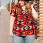Abstract Aztec Top