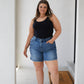 Rory High Rise Denim Shorts