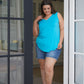 Trust Me V-Neck Tank in Ice Blue