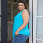 Trust Me V-Neck Tank in Ice Blue